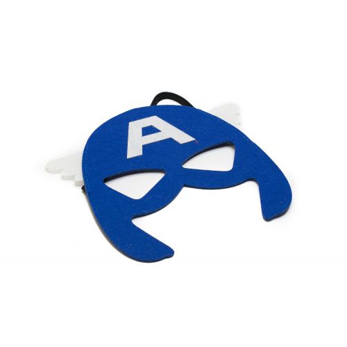  Kids Capes JDProvisions Captain America Blue and Mask Set (Captain America) (Blue)