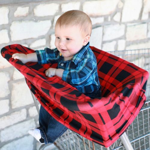  Kids N Nursing Cover, Car Seat Canopy, Shopping Cart, High Chair, Stroller and Carseat Covers for Boys and Girls- Best Stretchy Infinity Scarf and Shawl- Multi Use Breastfeeding Cover Up-