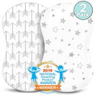 Kids N Such Bassinet Sheets - Fitted, Premium Jersey Cotton - Baby Bedside Sleeper Cover - Universal Sheet Set...