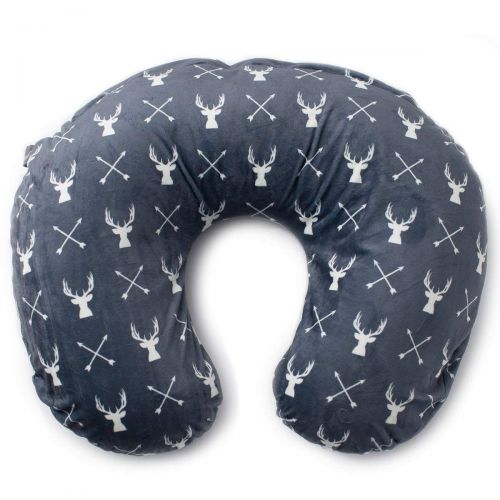  [아마존베스트]Kids N' Such Minky Nursing Pillow Cover | Deer Pattern Slipcover | Best for Breastfeeding Moms | Soft Fabric Fits...