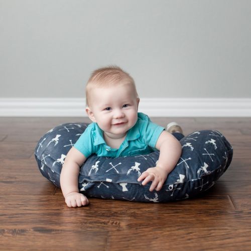  [아마존베스트]Kids N' Such Minky Nursing Pillow Cover | Deer Pattern Slipcover | Best for Breastfeeding Moms | Soft Fabric Fits...