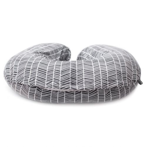  [아마존베스트]Kids N' Such Minky Nursing Pillow Cover | Herringbone Pattern Slipcover | Best for Breastfeeding Moms | Soft Fabric Fits Snug On Infant Nursing Pillows to Aid Mothers While Breast Feeding | Gre