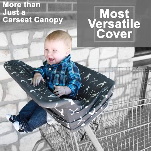  [아마존베스트]Kids N' Such Nursing Cover, Car Seat Canopy, Shopping Cart, High Chair, Stroller and Carseat Covers for Boys or Girls- Best Stretchy Infinity Scarf and Shawl- Multi Use Breastfeeding Cover- Gre