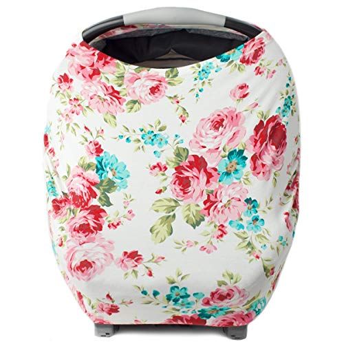  [아마존베스트]Kids N' Such Nursing Cover, Car Seat Canopy, Shopping Cart, High Chair, Stroller and Carseat Covers for Girls- Best...