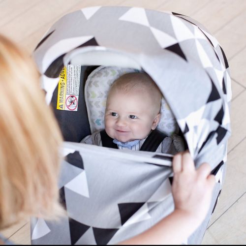  [아마존베스트]Kids N' Such Nursing Cover, Car Seat Canopy, Shopping Cart, High Chair, Stroller and Carseat Covers for Boys and...