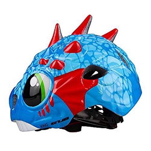  Kids safety Helmet Cute 3D Dinosaur Bike Skateboard Cycling Skate Outdoor Sports Kids Helmet Protective Safety Comfortable Adjustable Helmet Girls Boys Teens Toddler 3-5 5-8 years