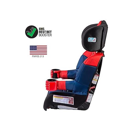  KidsEmbrace Marvel Spider-Man 2-in-1 Forward-Facing Booster Car Seat LATCH | 5-Point Harness Booster 22-65lbs converts to Belt-Positioning Booster 40-100lbs | Adjustable