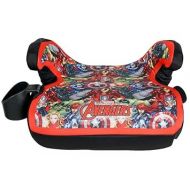 KidsEmbrace Marvel Avengers Group Backless Booster Car Seat with Seatbelt Positioning Clip, Red, Blue, Yellow, and Green