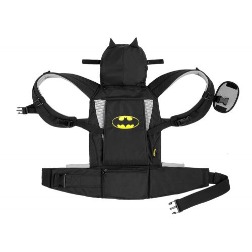  KidsEmbrace Batman Baby Carrier, DC Comics Deluxe Carrier with Hood, Black