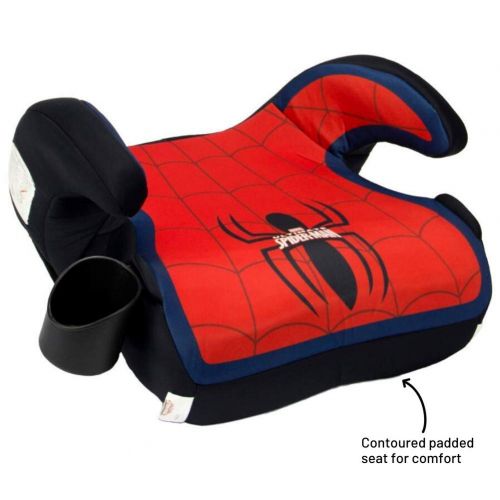  [아마존베스트]KidsEmbrace Spider-Man Booster Car Seat, Marvel Youth Backless Seat, Red