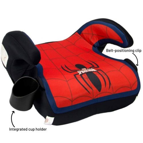  [아마존베스트]KidsEmbrace Spider-Man Booster Car Seat, Marvel Youth Backless Seat, Red