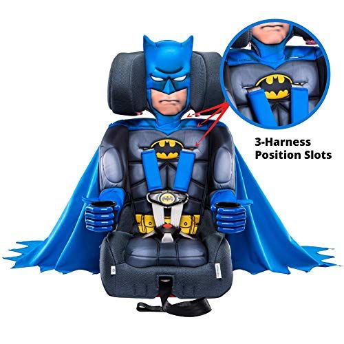  [아마존베스트]KidsEmbrace 2-in-1 Harness Booster Car Seat, DC Comics Batman