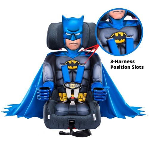  [아마존베스트]KidsEmbrace 2-in-1 Harness Booster Car Seat, DC Comics Batman