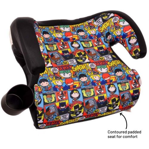  [아마존베스트]KidsEmbrace Justice League Booster Car Seat, DC Comics Chibi Youth Backless Seat, Red