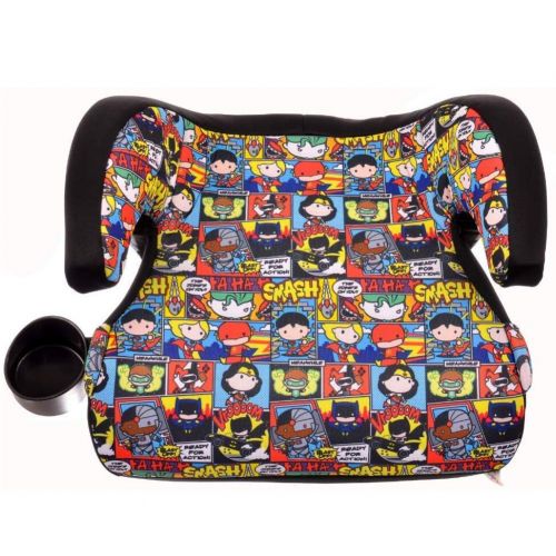  [아마존베스트]KidsEmbrace Justice League Booster Car Seat, DC Comics Chibi Youth Backless Seat, Red