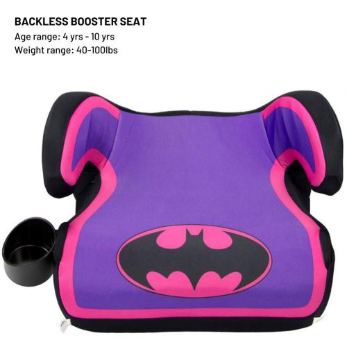  [아마존베스트]KidsEmbrace Batgirl Booster Car Seat, Warner Bros Youth Backless Seat, Purple