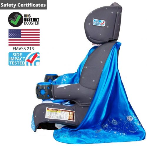  [아마존베스트]KidsEmbrace 2-in-1 Harness Booster Car Seat, Disney Princess Cinderella, Gray