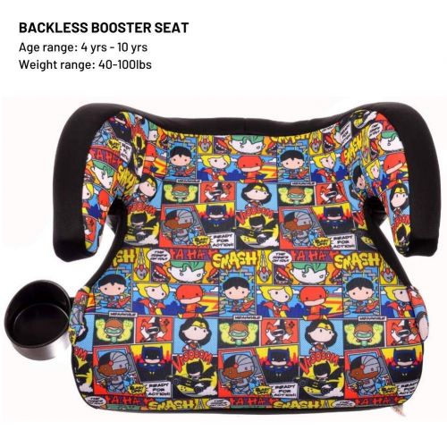  KidsEmbrace Booster Car Seat, Backless, DC Comics Superman