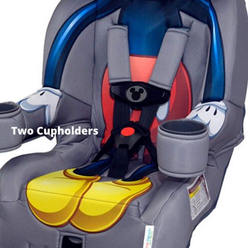  KidsEmbrace 2-in-1 Harness Booster Car Seat, Disney Mickey Mouse