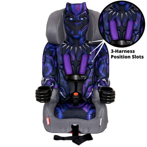  KidsEmbrace 2-in-1 Harness Booster Car Seat, Marvel Black Panther