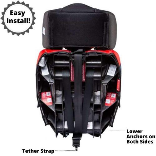  KidsEmbrace 2-in-1 Harness Booster Car Seat, Marvel Spider-Man