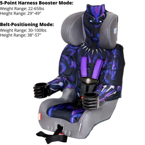  KidsEmbrace 2-in-1 Harness Booster Car Seat, Marvel Spider-Man