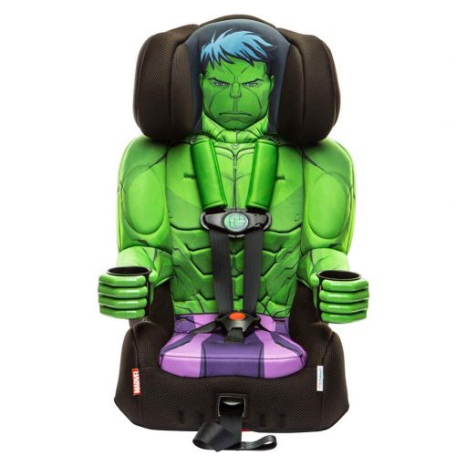  KidsEmbrace 2-in-1 Harness Booster Car Seat, Marvel Avengers Incredible Hulk