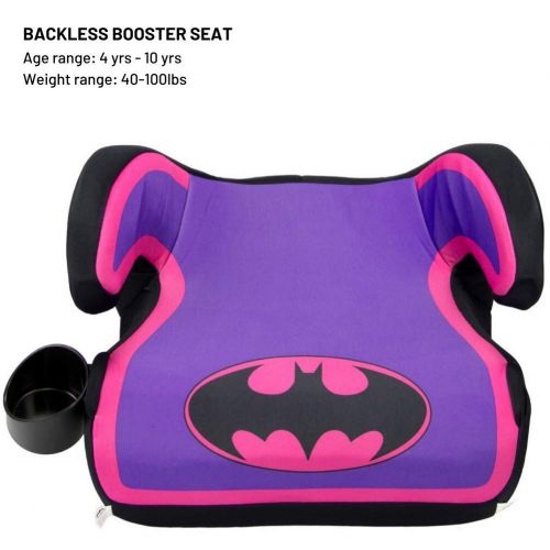  KidsEmbrace Booster Car Seat, Backless, DC Comics Batman