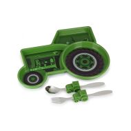 KidsFunwares UTU2HO0082 Me Me Time Tractor Kids Meal Set, Green