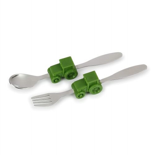  KidsFunwares UTU2HO0082 Me Me Time Tractor Kids Meal Set, Green