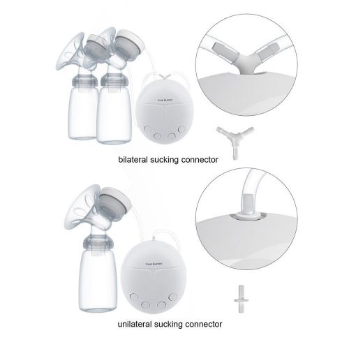  [아마존베스트]KidsTime Electric Breast Pump Double Breast Pump hands-Free Breastpump(WITH 2 x Cold Heat Pad AND...