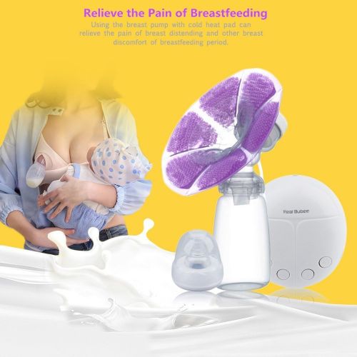  [아마존베스트]KidsTime Electric Breast Pump Double Breast Pump hands-Free Breastpump(WITH 2 x Cold Heat Pad AND...