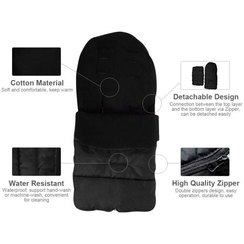  Kidsidol Baby Sleeping Bag Universal Bunting Bag Stroller Footmuff Cover 3-in-1 Baby Stroller Blanket...