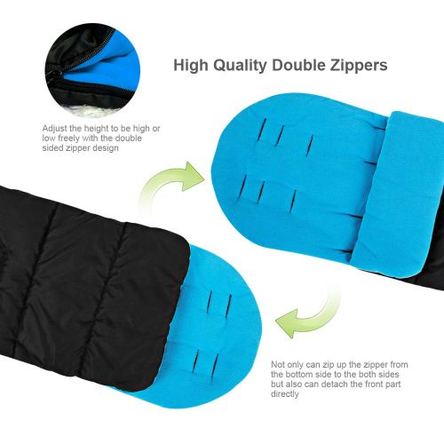  Kidsidol Baby Sleeping Bag Universal Bunting Bag Stroller Footmuff Cover 3-in-1 Baby Stroller Blanket...