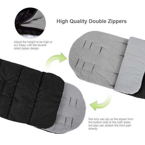  Kidsidol Baby Sleeping Bag Universal Bunting Bag Stroller Footmuff Cover 3-in-1 Baby Stroller Blanket...