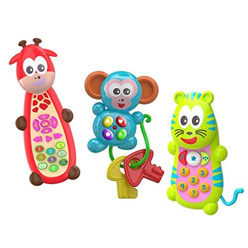  Kidz Delight My Lil Animal Trio, Multi