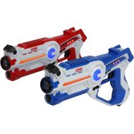 [아마존 핫딜]  [아마존핫딜]Kidzlane Infrared Laser Tag Game - Set of 2 Blue/Red - Infrared Laser Gun Indoor and Outdoor Activity. Infrared 0.9mW