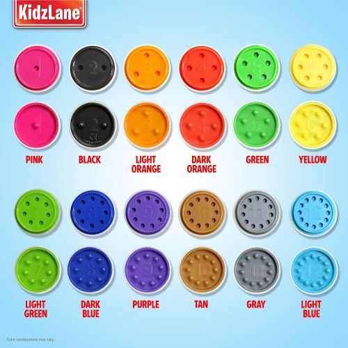  [아마존 핫딜]  [아마존핫딜]Kidzlane Color Matching Egg Set - Toddler Toys - Educational Color & Number Recognition Skills Learning Toy - Easter Eggs