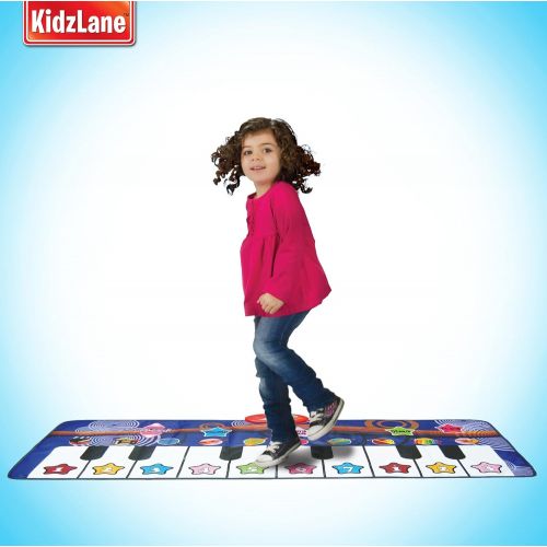  [아마존핫딜][아마존 핫딜] Kidzlane Durable Piano Mat, 10 Selectable Sounds, Play and Record, for Kids 2 to 5, Dance and Learn