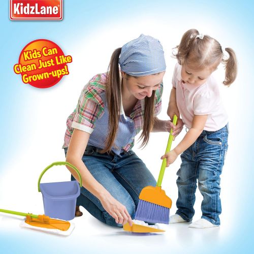  [아마존핫딜][아마존 핫딜] Kidzlane Kids Cleaning Set for Toddlers Up to Age 4. Includes 6 Cleaning Toys + Housekeeping Accessories. Hours of Fun & Pretend Play!