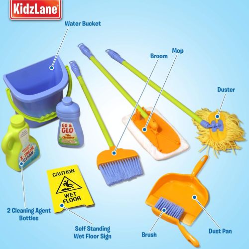  [아마존핫딜][아마존 핫딜] Kidzlane Kids Cleaning Set for Toddlers Up to Age 4. Includes 6 Cleaning Toys + Housekeeping Accessories. Hours of Fun & Pretend Play!