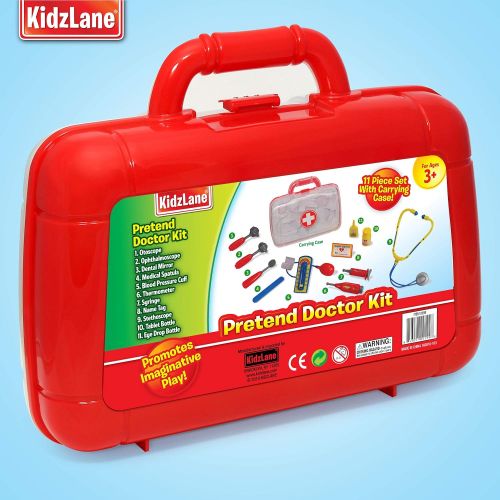  [아마존핫딜][아마존 핫딜] Kidzlane Medical Doctor Kit for Kids - Pretend & Play Doctor Set - Packed in a Sturdy Gift Case