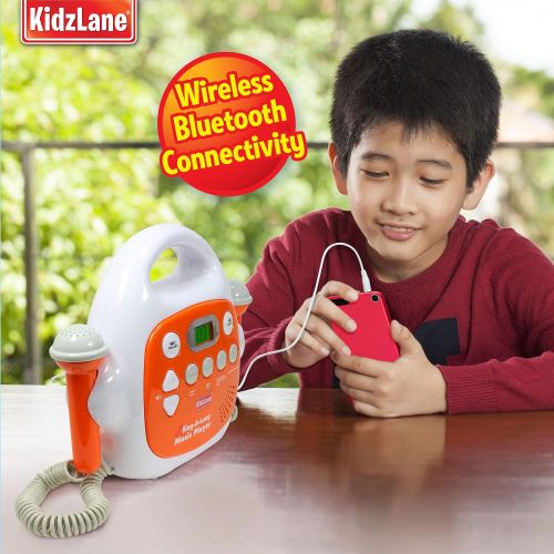  [아마존핫딜][아마존 핫딜] Kidzlane Kids MP3 Player Karaoke Machine 2 Microphone, Built in Music Storage, Bluetooth/MP3/AUX Connection