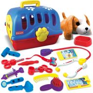 [아마존 핫딜] [아마존핫딜]Kidzlane Deluxe Pet Doctor Vet Kit, Interactive Pretend Role Play Set