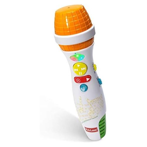  [아마존베스트]Kidzlane Kids Karaoke Microphone with Bluetooth, Voice Changer, and 10 Built-in Nursery Rhymes