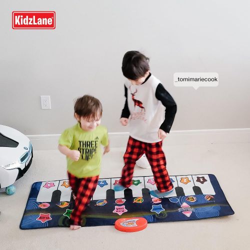  [아마존베스트]Kidzlane Durable Piano Dance Mat | Giant Floor Piano Mat for Kids and Toddlers | Step on Piano Keyboard | Electronic Music Gift Toy for Girls and Boys