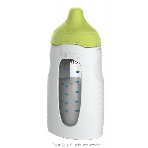  [아마존베스트]Kiinde Twist - Squeeze Natural Feeding Bottle with Nipples, 2 Piece