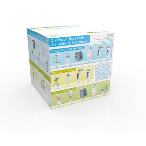  [아마존베스트]Kiinde Twist Pouch Breast Milk Storage Bags for Pumping, Freezing, and Feeding. Direct Pump, Direct Feed,...