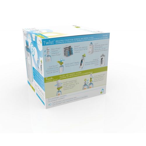  [아마존베스트]Kiinde Twist Pouch Breast Milk Storage Bags for Pumping, Freezing, and Feeding. Direct Pump, Direct Feed,...