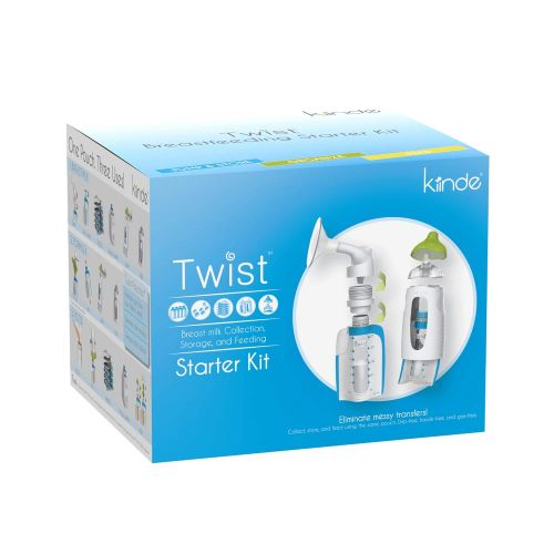  Kiinde Twist Pouch Breast Milk Storage Bag Feeding System Starter Kit, New Mom Gift